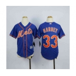 youth mlb jerseys new york mets #33 harvey blue[number orange]