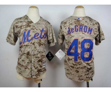 youth mlb jerseys new york mets #48 degrom camo