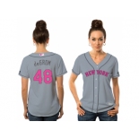 Women''s New York Mets #48 Jacob deGrom Gray Road 2016 Mother''s Day Cool Base Jersey