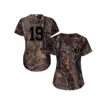 Women Milwaukee Brewers #19 Robin Yount Camo Realtree Collection Cool Base Stitched MLB Jersey