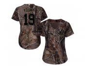 Women Milwaukee Brewers #19 Robin Yount Camo Realtree Collection Cool Base Stitched MLB Jersey