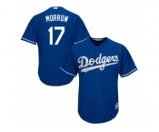 Youth Majestic Los Angeles Dodgers #17 Brandon Morrow Authentic Royal Blue Alternate Cool Base MLB Jersey