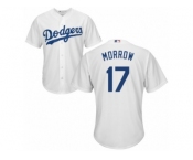 Youth Majestic Los Angeles Dodgers #17 Brandon Morrow Authentic White Home Cool Base MLB Jersey