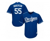 Youth Majestic Los Angeles Dodgers #55 Joe Blanton Authentic Royal Blue Alternate Cool Base MLB Jersey