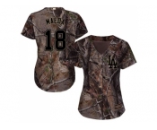 Women Los Angeles Dodgers #18 Kenta Maeda Camo Realtree Collection Cool Base Stitched MLB Jersey