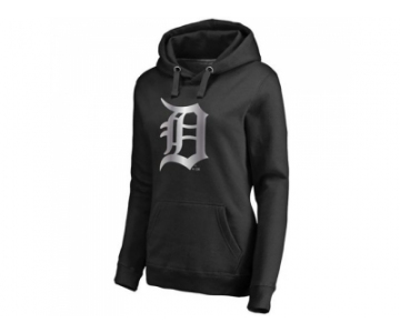 Women's Detroit Tigers Platinum Collection Pullover Hoodie Black