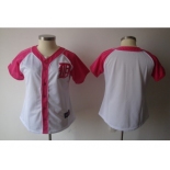 women mlb detroit tigers blank white pink[2012]