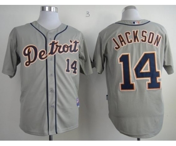 youth mlb jerseys detroit tigers #14 jackson grey