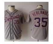 youth mlb jerseys detroit tigers #35 verlander grey