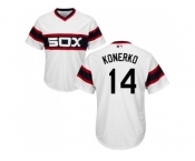 Youth Chicago White Sox #14 Paul Konerko White Alternate Home Cool Base Stitched MLB Jersey