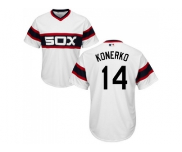 Youth Chicago White Sox #14 Paul Konerko White Alternate Home Cool Base Stitched MLB Jersey