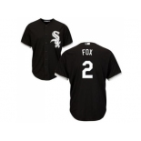 Youth Chicago White Sox #2 Nellie Fox Black Alternate Cool Base Stitched MLB Jersey