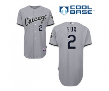 Youth Chicago White Sox #2 Nellie Fox Grey Road Cool Base Stitched MLB Jersey