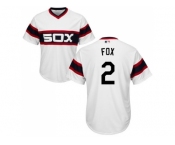 Youth Chicago White Sox #2 Nellie Fox White Alternate Home Cool Base Stitched MLB Jersey