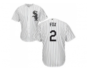 Youth Chicago White Sox #2 Nellie Fox White(Black Strip) Home Cool Base Stitched MLB Jersey