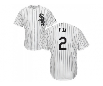 Youth Chicago White Sox #2 Nellie Fox White(Black Strip) Home Cool Base Stitched MLB Jersey