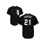 Youth Chicago White Sox #21 Todd Frazier Black Alternate Cool Base Stitched MLB Jersey