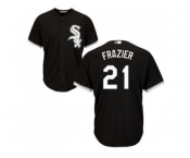 Youth Chicago White Sox #21 Todd Frazier Black Alternate Cool Base Stitched MLB Jersey