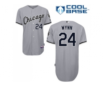 Youth Chicago White Sox #24 Early Wynn Grey Road Cool Base Stitched MLB Jersey