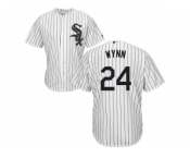 Youth Chicago White Sox #24 Early Wynn White(Black Strip) Home Cool Base Stitched MLB Jersey