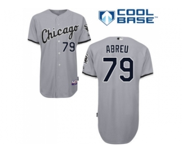 Youth Chicago White Sox #79 Jose Abreu Grey Road Cool Base Stitched MLB Jersey