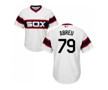 Youth Chicago White Sox #79 Jose Abreu White Alternate Home Cool Base Stitched MLB Jersey