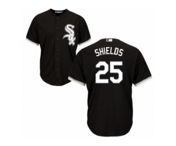 Youth Majestic Chicago White Sox #25 James Shields Authentic Black Alternate Home Cool Base MLB Jersey