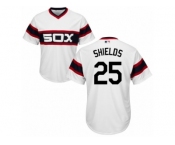 Youth Majestic Chicago White Sox #25 James Shields Replica White 2013 Alternate Home Cool Base MLB Jersey