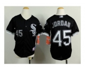 Youth mlb jerseys chicago white sox #45 jordan black