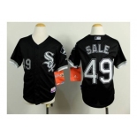 Youth mlb jerseys chicago white sox #49 sale black