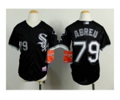 Youth mlb jerseys chicago white sox #79 abreu black