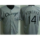 youth mlb chicago white sox #14 konerko grey