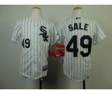 youth mlb jerseys chicago white sox #49 sale white[black stripe]