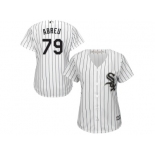 Women's Chicago White Sox #79 Jose Abreu Majestic White Home Cool Base Jersey