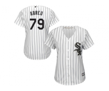 Women's Chicago White Sox #79 Jose Abreu Majestic White Home Cool Base Jersey