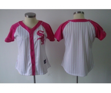 women mlb chicago white sox blank white pink[2012]