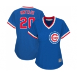 Women's Chicago Cubs #20 Brandon Kintzler Authentic Royal Blue Cooperstown Baseball Jersey