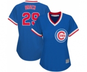 Women's Chicago Cubs #29 Brad Brach Authentic Royal Blue Cooperstown Baseball Jersey