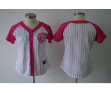 women mlb chicago cubs blank white pink[2012]