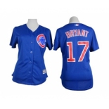 women mlb jerseys chicago cubs #17 bryant blue[bryant]