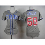 women mlb jerseys chicago cubs #68 soler grey