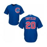 Youth Chicago Cubs #20 Brandon Kintzler Authentic Royal Blue Alternate Cool Base Baseball Jersey