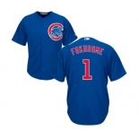 Youth Majestic Chicago Cubs #1 Kosuke Fukudome Authentic Royal Blue Alternate Cool Base MLB Jersey