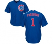 Youth Majestic Chicago Cubs #1 Kosuke Fukudome Authentic Royal Blue Alternate Cool Base MLB Jersey