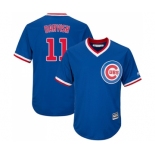 Youth Majestic Chicago Cubs #11 Yu Darvish Authentic Royal Blue Cooperstown Cool Base MLB Jersey