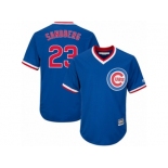 Youth Majestic Chicago Cubs #23 Ryne Sandberg Authentic Royal Blue Cooperstown Cool Base MLB Jersey