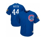 Youth Majestic Chicago Cubs #44 Anthony Rizzo Authentic Royal Blue 2017 Spring Training Cool Base MLB Jersey