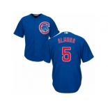 Youth Majestic Chicago Cubs #5 Albert Almora Jr Replica Royal Blue Alternate Cool Base MLB Jersey