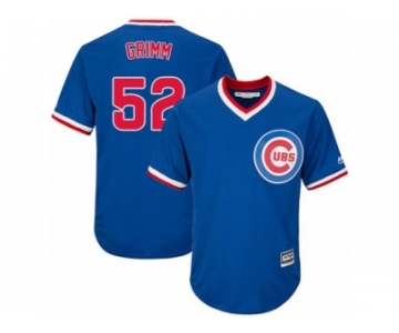 Youth Majestic Chicago Cubs #52 Justin Grimm Authentic Royal Blue Cooperstown Cool Base MLB Jersey