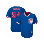 Youth Majestic Chicago Cubs #54 Aroldis Chapman Authentic Royal Blue Cooperstown Cool Base MLB Jersey